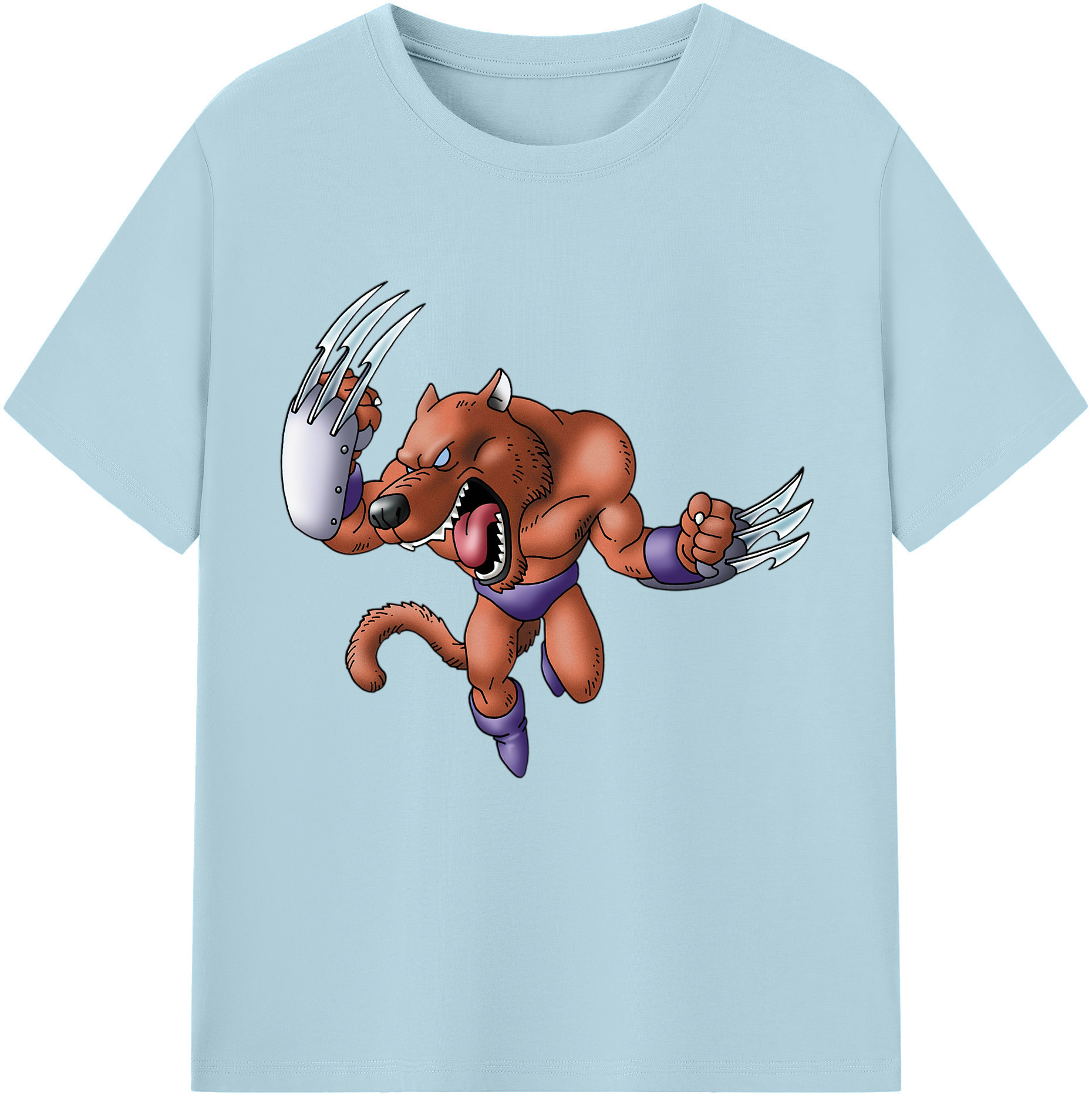 （画像用） ドラゴンクエスト Doragon Kuesuto Dragon Quest 綿100％半袖Tシャツ（フロントプリント）